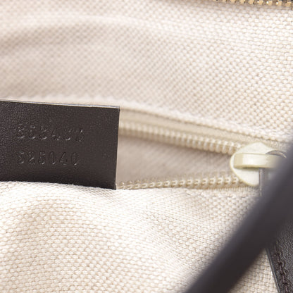 Gucci GG Supreme Monogram Medium Zippered Tote Dark Brown 7 of 13