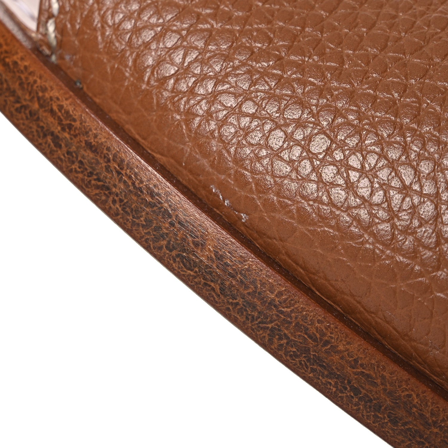 Louis Vuitton Calfskin Lock It Flat Mule 36 Cognac 10 of 11
