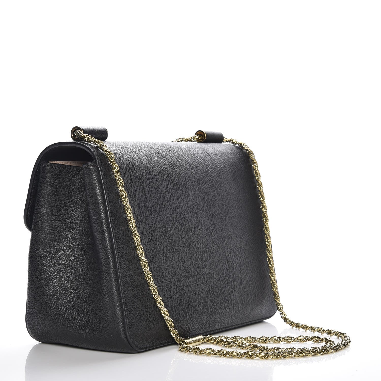 Chloe Calfskin Medium Elsie Shoulder Bag Black 3 of 7