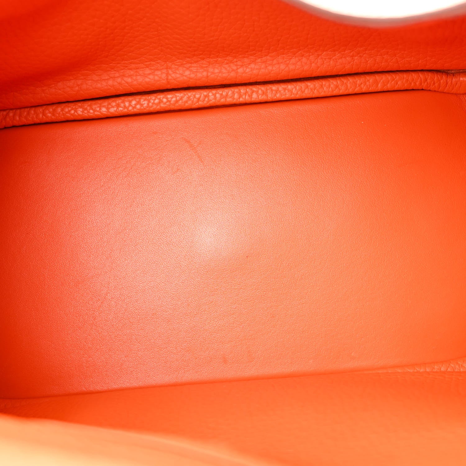 Hermes Taurillon Clemence Lindy 26 Orange 5 of 13