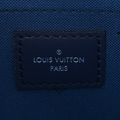 Louis Vuitton Monogram Escale Neverfull MM GM Pochette Blue 6 of 8