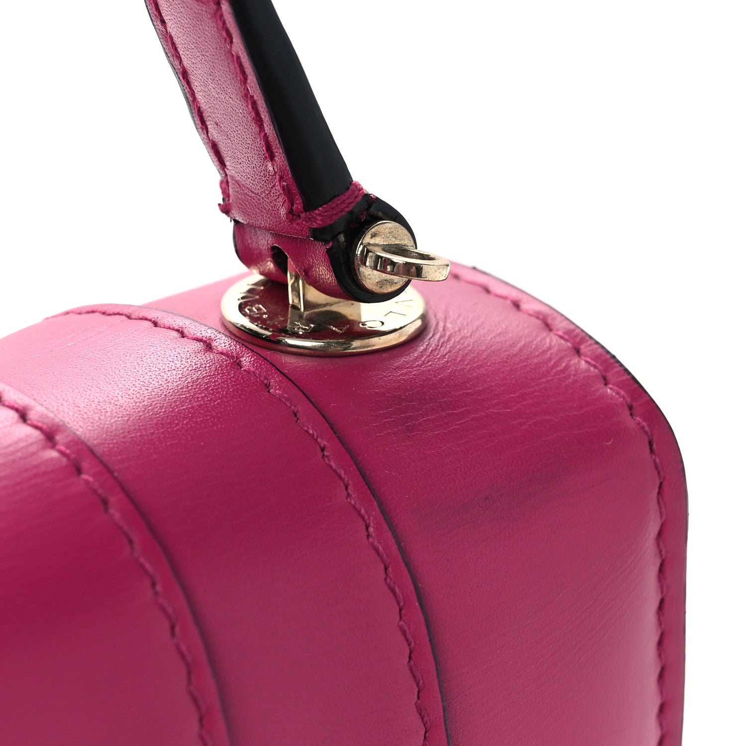 Bulgari Calfskin Serpenti Forever Top Handle Pink 1804166