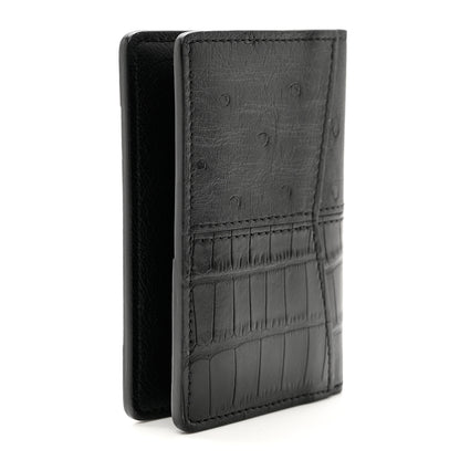 Louis Vuitton Ostrich Crocodile Pocket Organizer Black 3 of 6