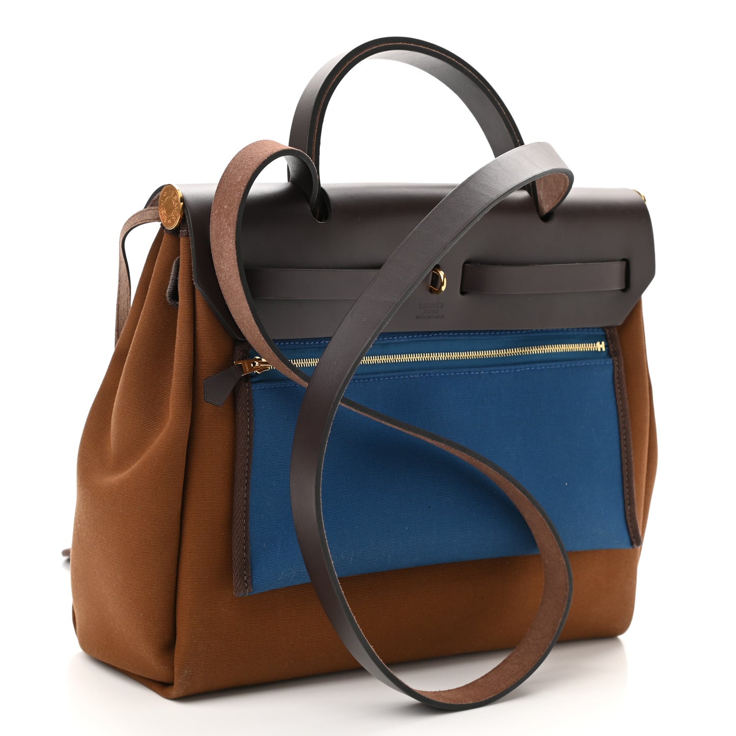 Toile Officier Vache Hunter Herbag Zip Retourne 31 PM Alezan Bleu Outremer Ebene