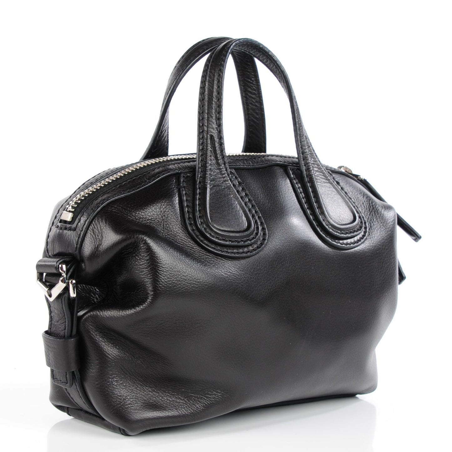 Waxed Calfskin Micro Nightingale Black
