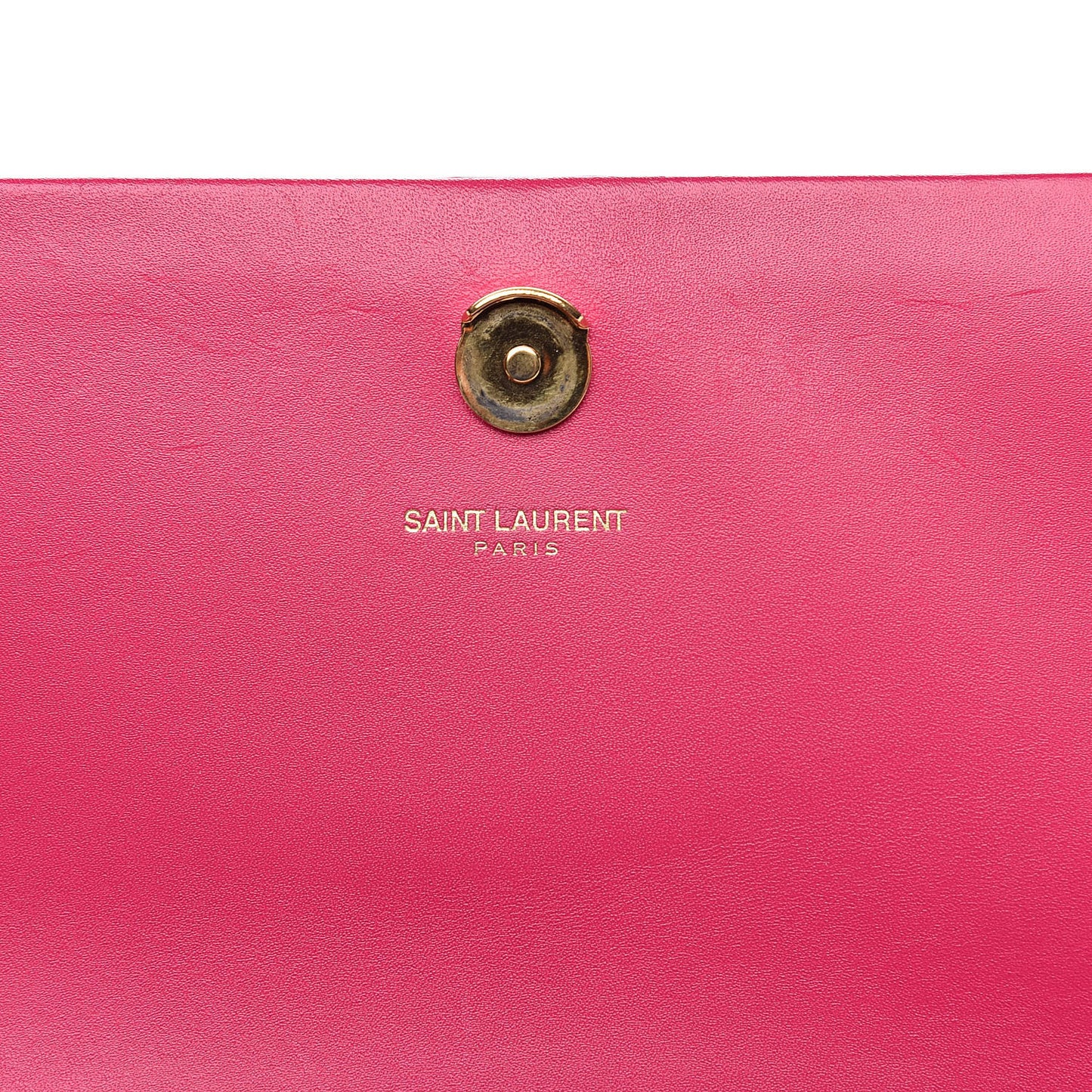 Smooth Calfskin Medium Classic Monogram Kate Tassel Satchel Fuchsia