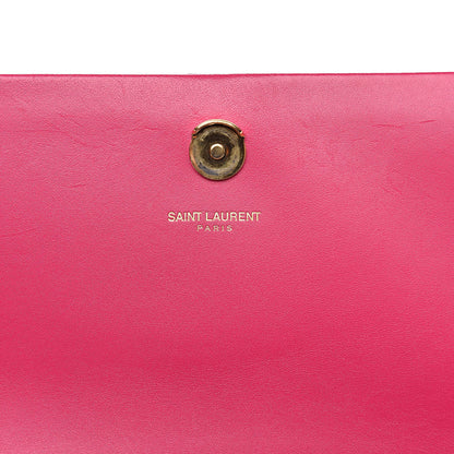 Saint Laurent Smooth Calfskin Medium Classic Monogram Kate Tassel Satchel Fuchsia 14 of 17