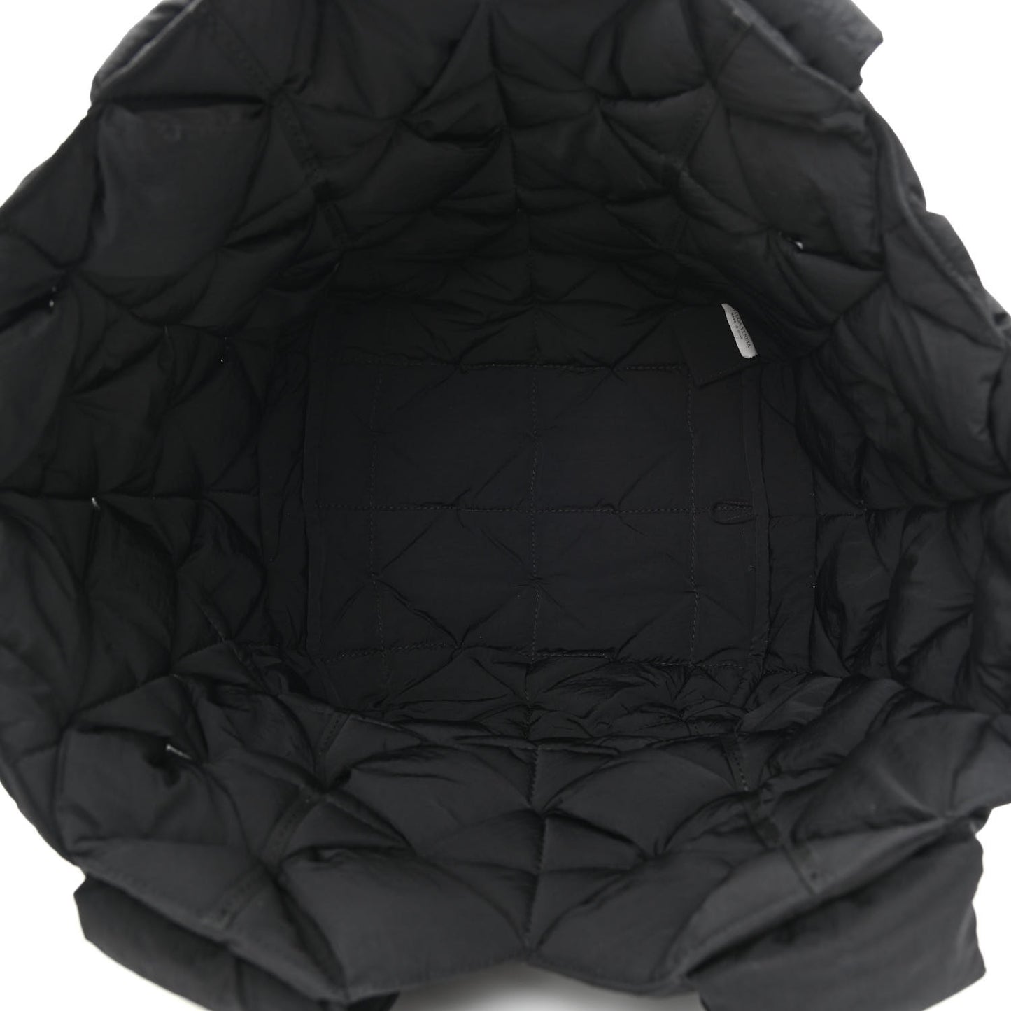 Nylon Intrecciato Padded Cassette Tote Thunder