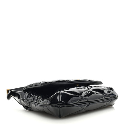 Saint Laurent Patent Quilted Le 57 Diamond Shoulder Bag Black 4 of 8