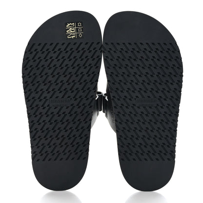 Hermes Calfskin Womens Chypre Sandals 35 Black 4 of 9