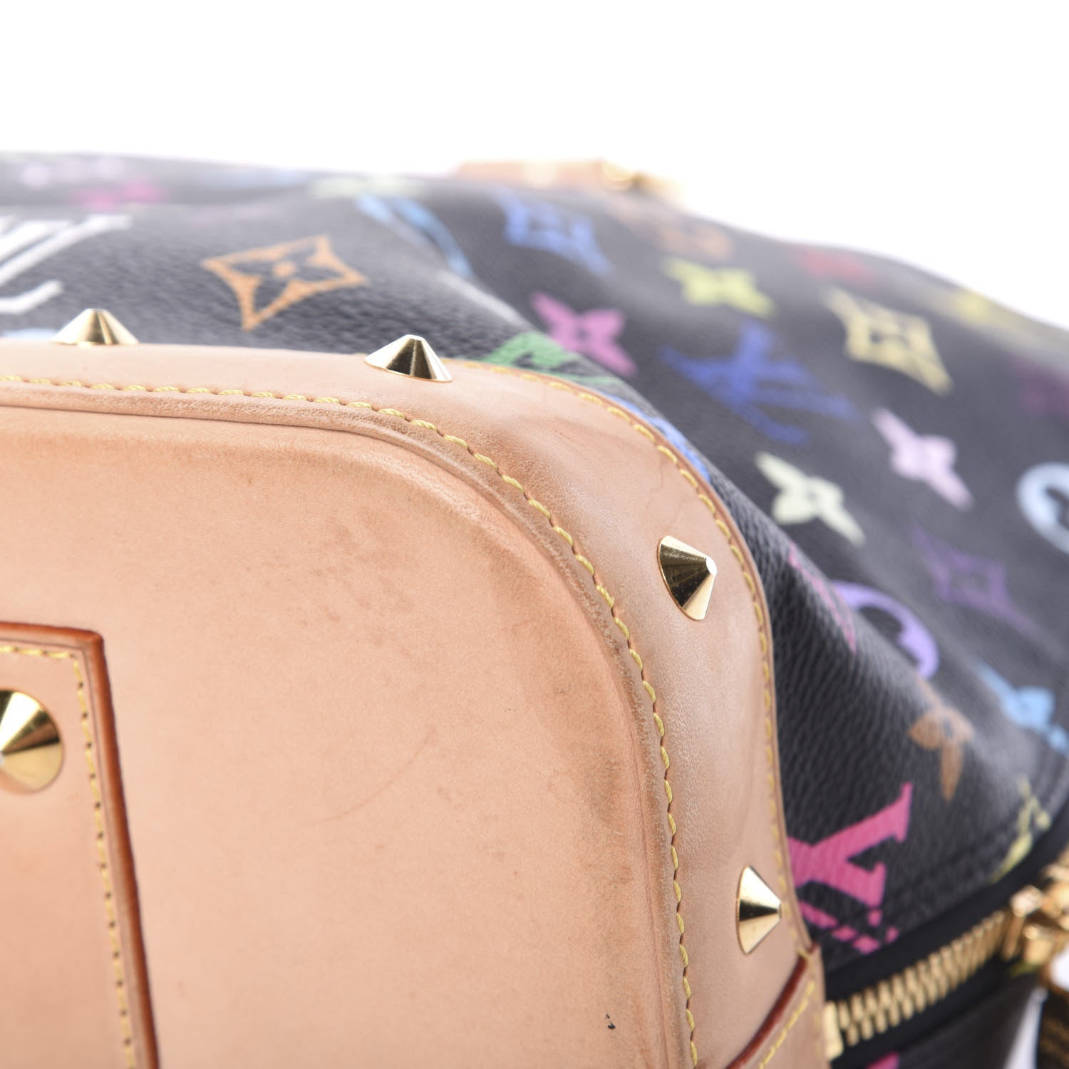 Louis Vuitton Monogram Multicolor Alma GM Black 10 of 18