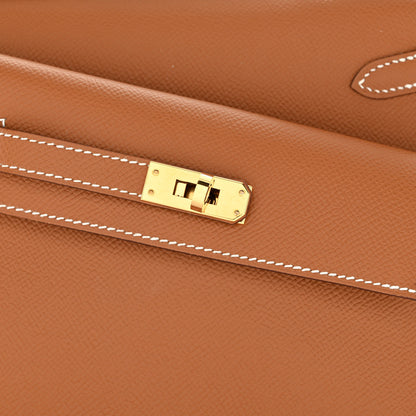 Hermes Epsom Kelly En Desordre Sellier 20 Gold 9 of 12