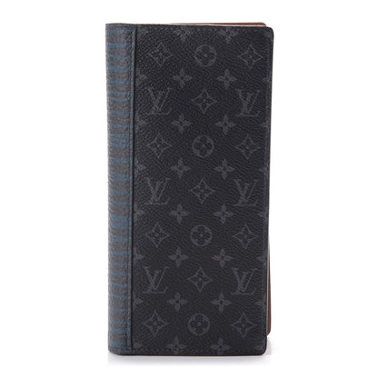 Louis Vuitton Monogram Eclipse Patchwork Brazza Wallet 1 of 9