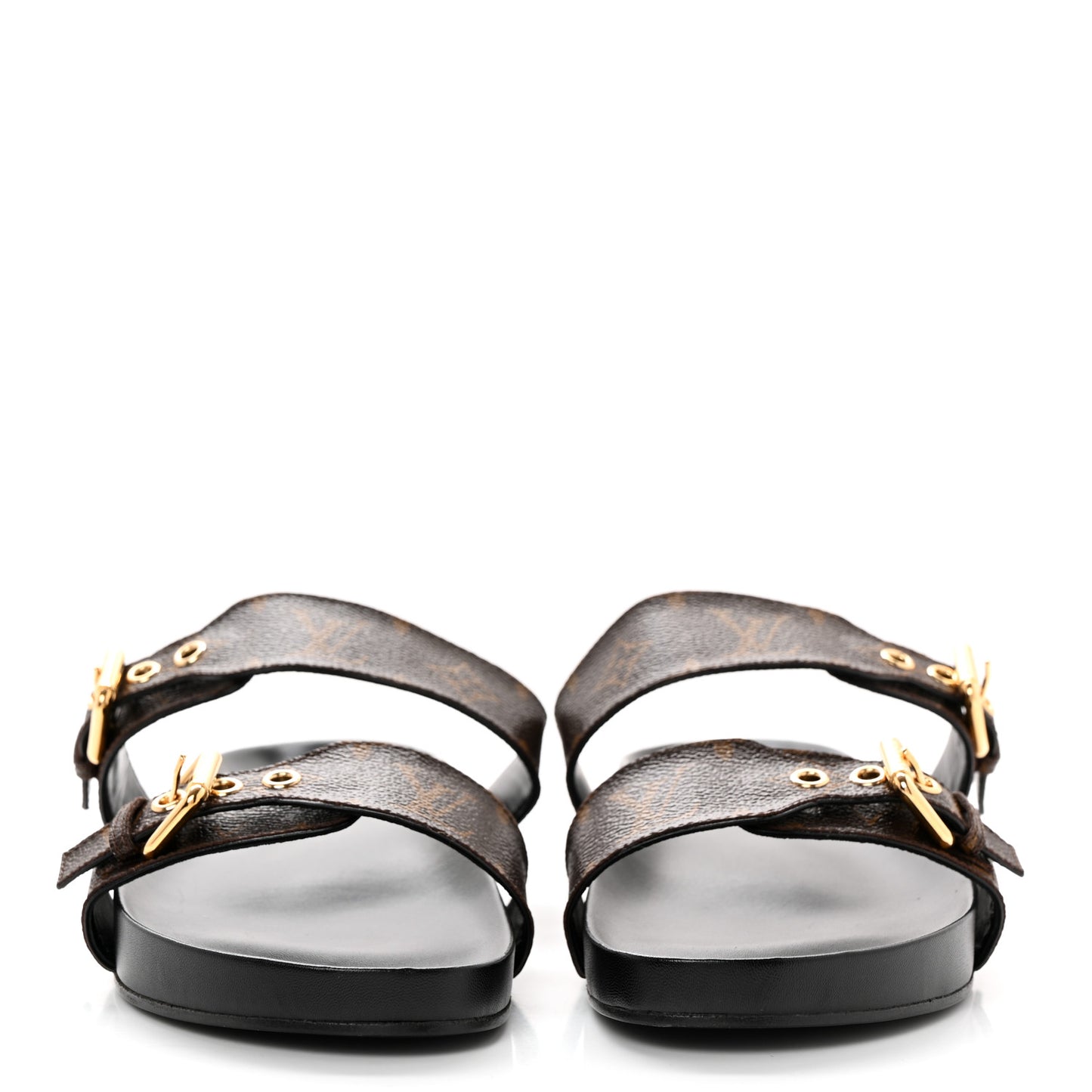 Monogram Bom Dia Mule Sandals 40 Black