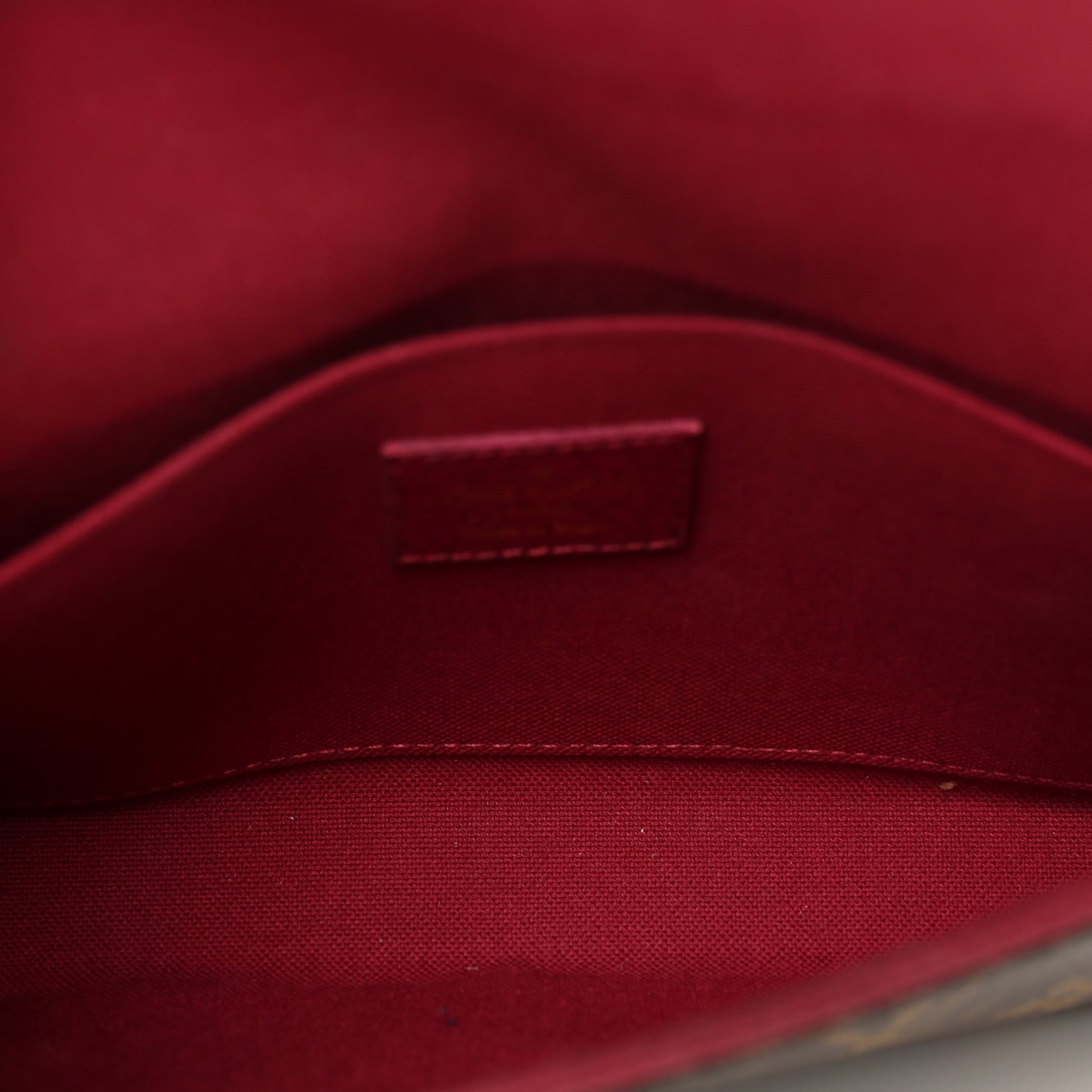 Monogram Pochette Felicie Chain Wallet Fuchsia