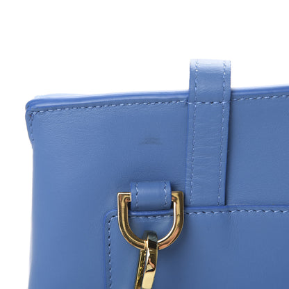 Mansur Gavriel Calfskin Mini Lady Bag Sea Blue 9 of 10