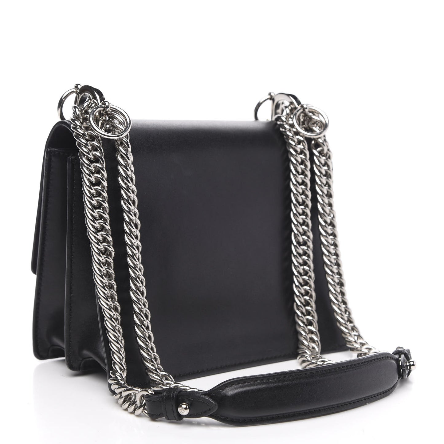 Vitello Liberty Studded Small Kan I Shoulder Bag Black Multicolor