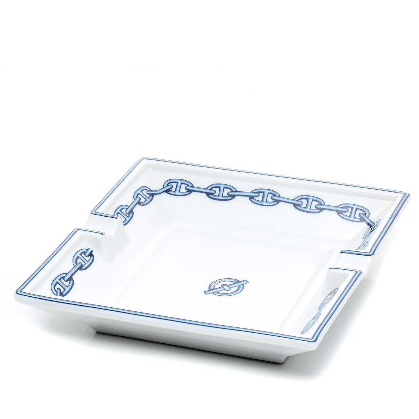 Porcelain Printed Chaine D'Ancre Ashtray