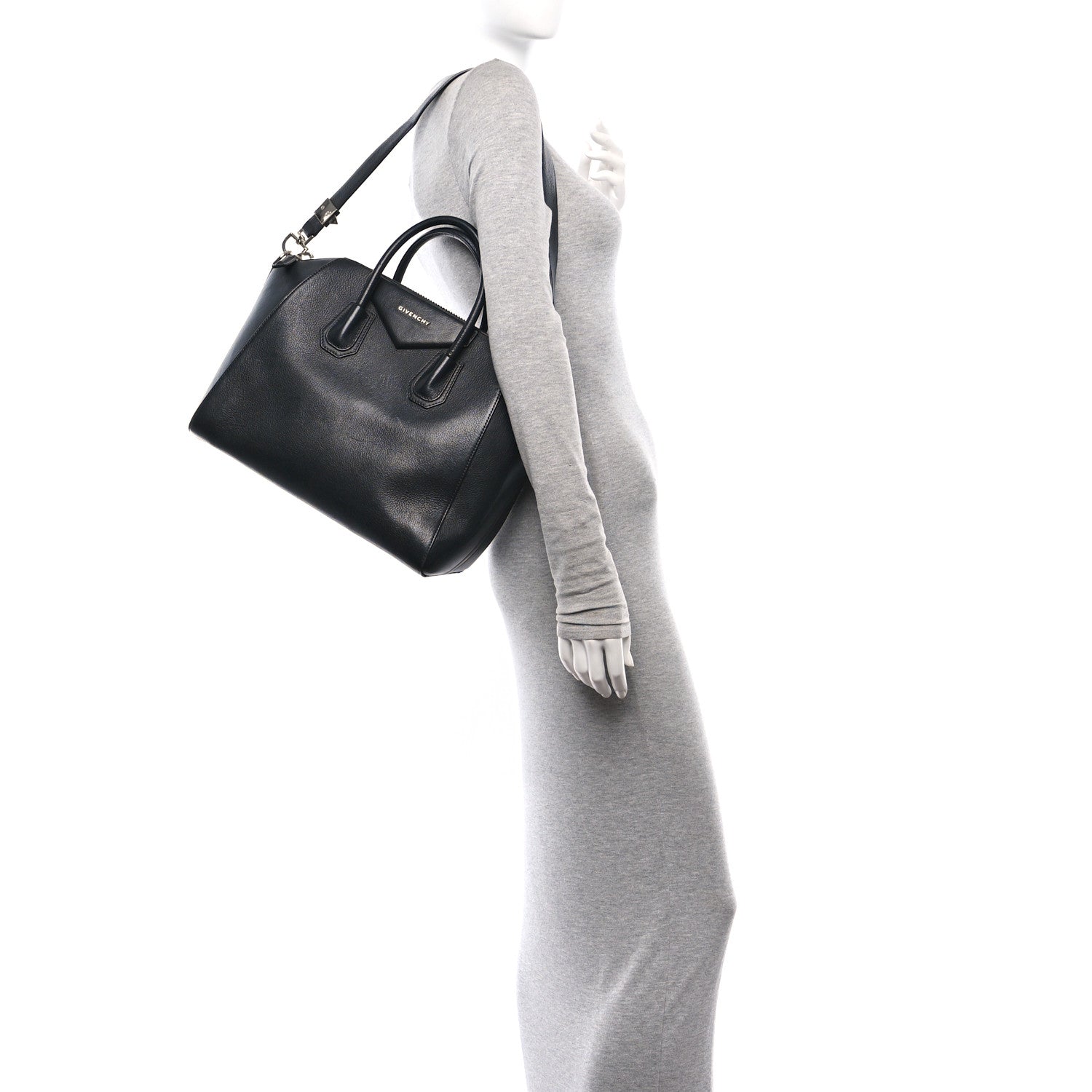 Givenchy Sugar Goatskin Medium Antigona Black 2 of 11