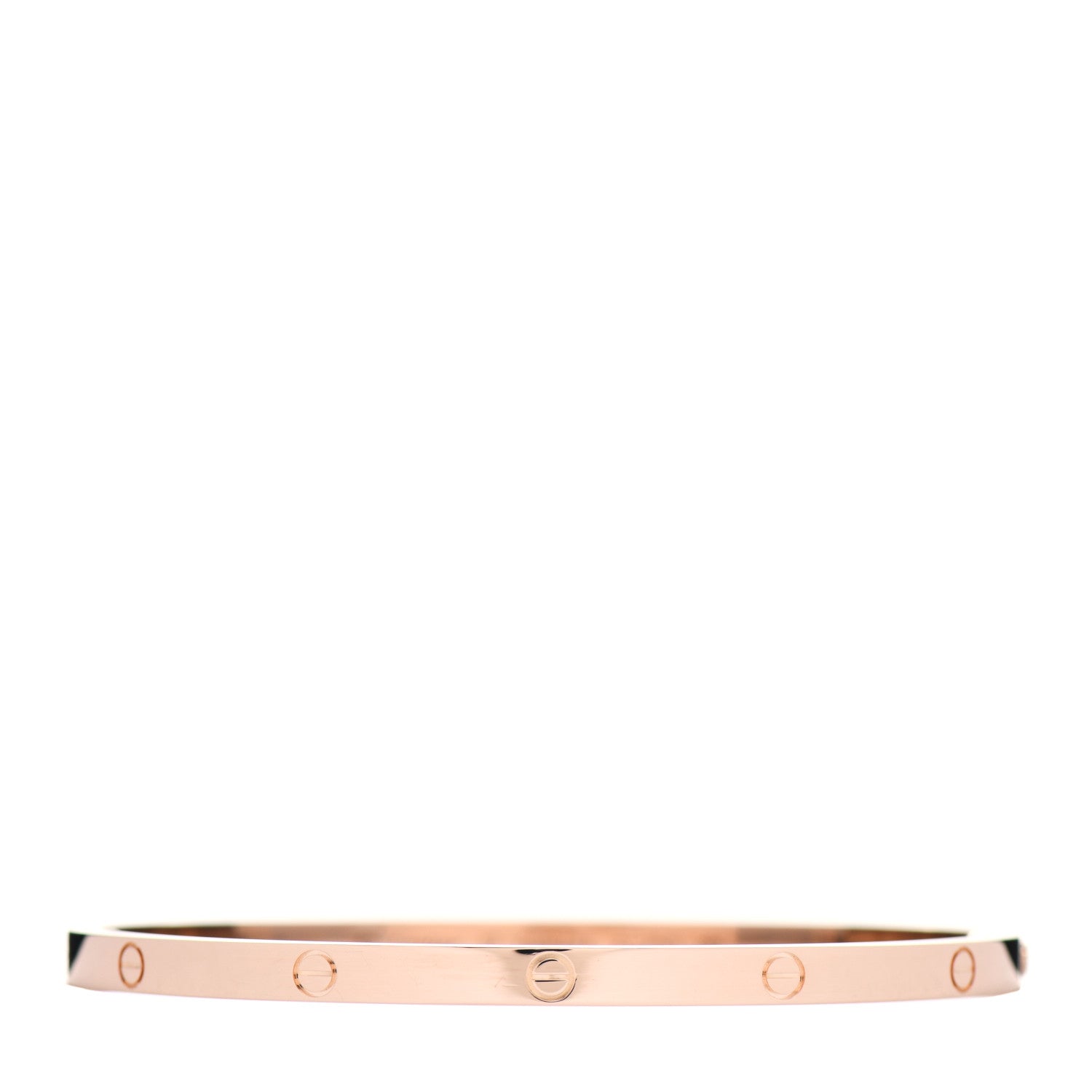 Cartier 18K Pink Gold Small LOVE Bracelet 17 1 of 5