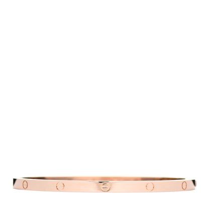 Cartier 18K Pink Gold Small LOVE Bracelet 17 1 of 5