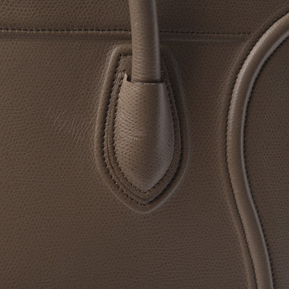 Celine Baby Grained Calfskin Medium Phantom Luggage Taupe 15 of 15