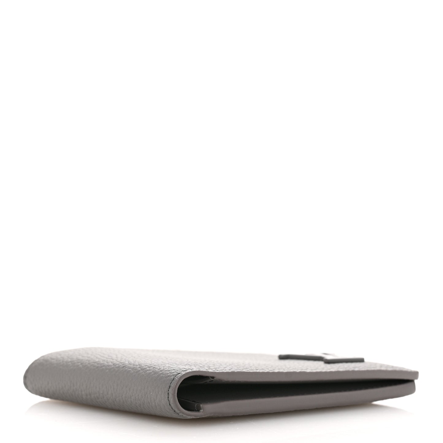 Grained Calfskin Aerogram Multiple Wallet Gris