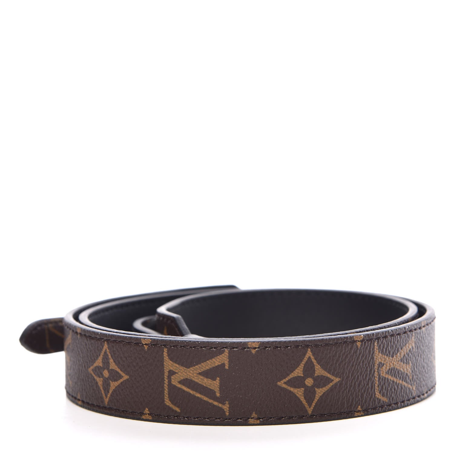 Louis Vuitton Monogram Bandouliere Shoulder Strap XL Black 2 of 6