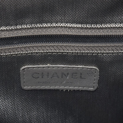 Chanel Lambskin Vertical Quilted Mademoiselle Small Camera Case Black 6 of 15