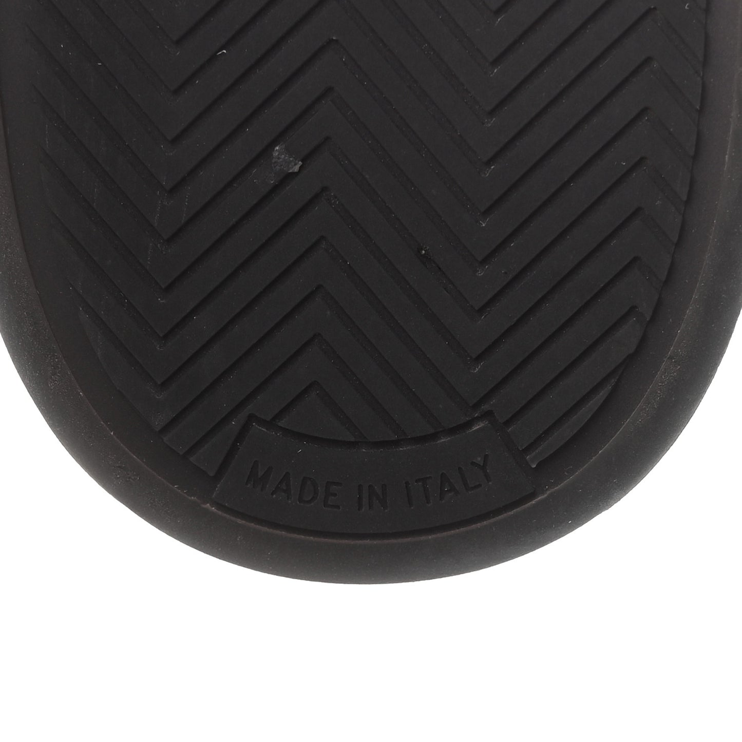 Calfskin Mens Logo Sneakers 42 Black White