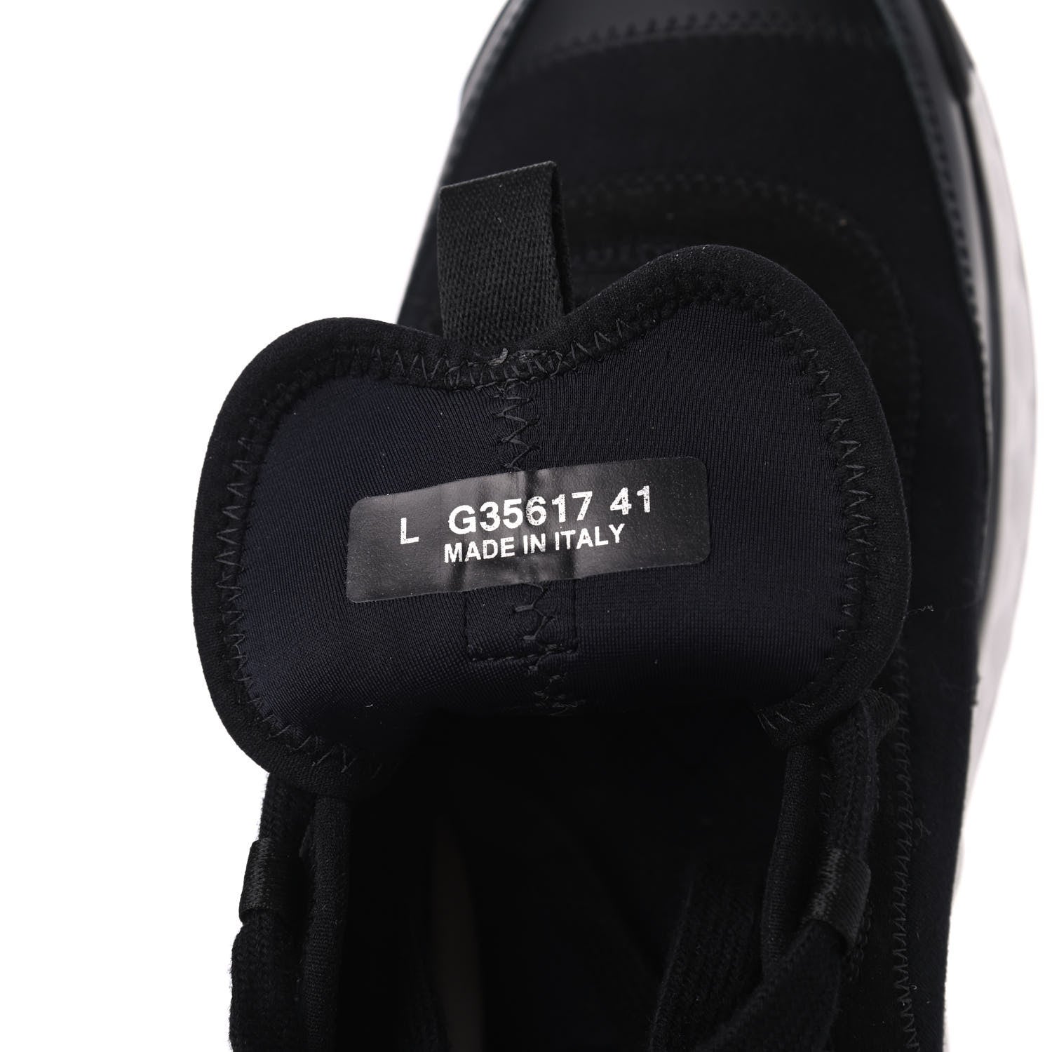 Chanel Velvet Calfskin Mixed Fibers CC Sneakers 41 Black 8 of 9