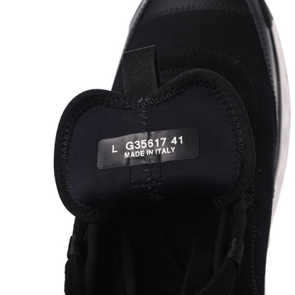 Chanel Velvet Calfskin Mixed Fibers CC Sneakers 41 Black 8 of 9