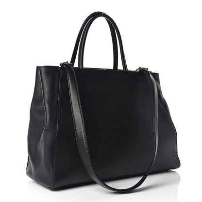 Fendi Vitello Elite Regular 2Jours Tote Black 3 of 10