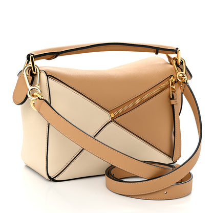 Loewe Calfskin Small Puzzle Bag Dune Warm Desert 3 of 9