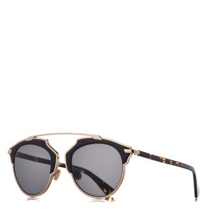 Christian Dior Metal Lambskin So Real Sunglasses Black 1 of 7