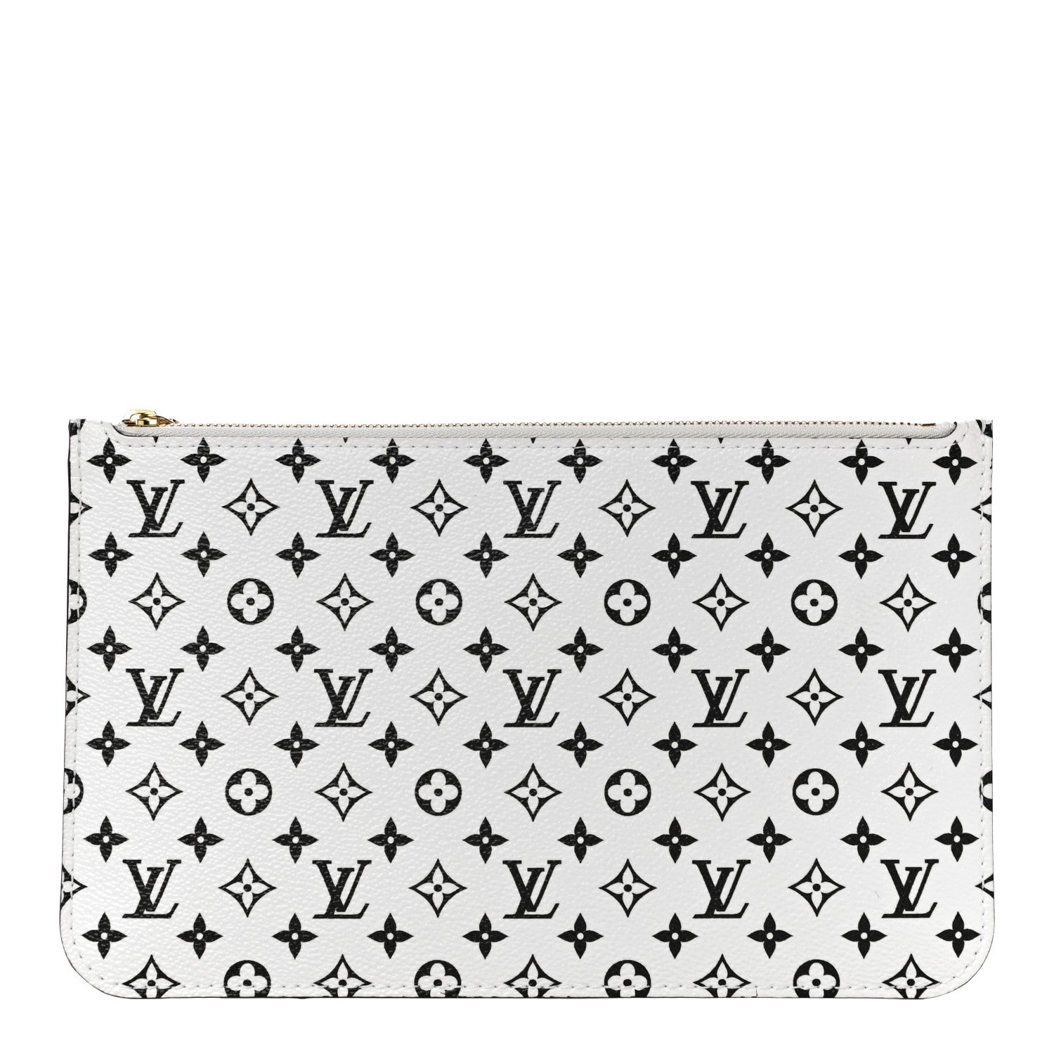 Louis Vuitton Monogram Giant Neverfull MM GM Pochette White 1 of 10