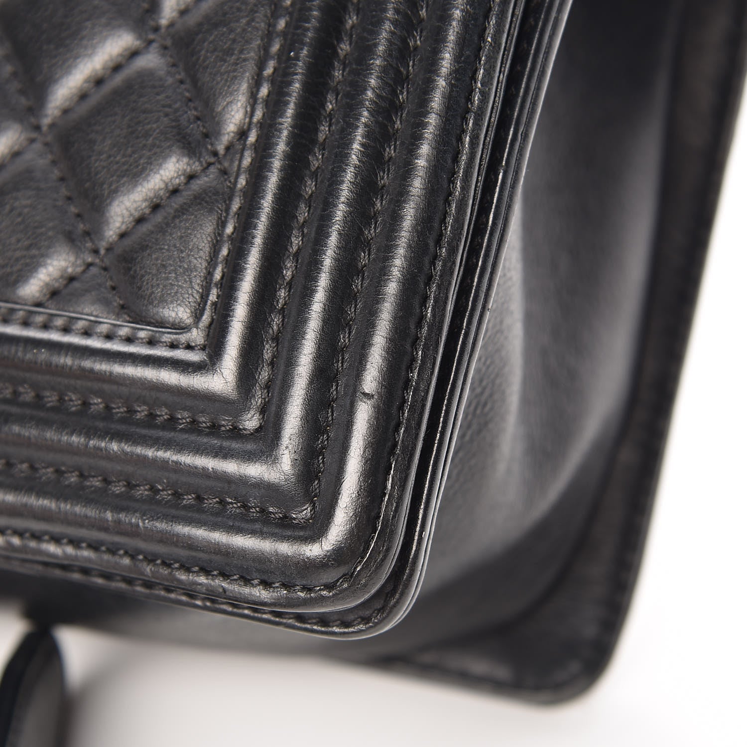 Chanel Calfskin Quilted Medium Boy Flap Black 13 of 13