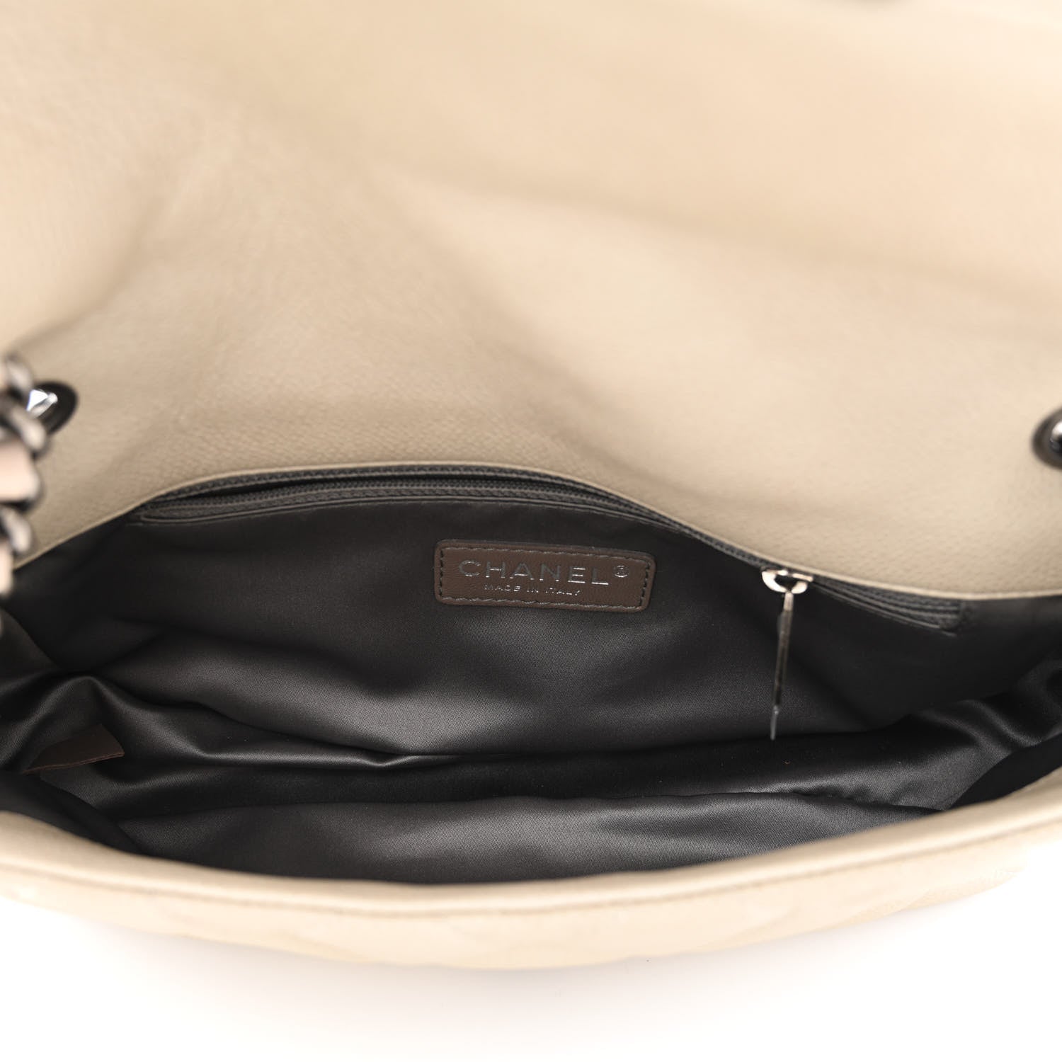 Chanel Caviar Quilted Coco Casual Flap Ivory 5 of 10