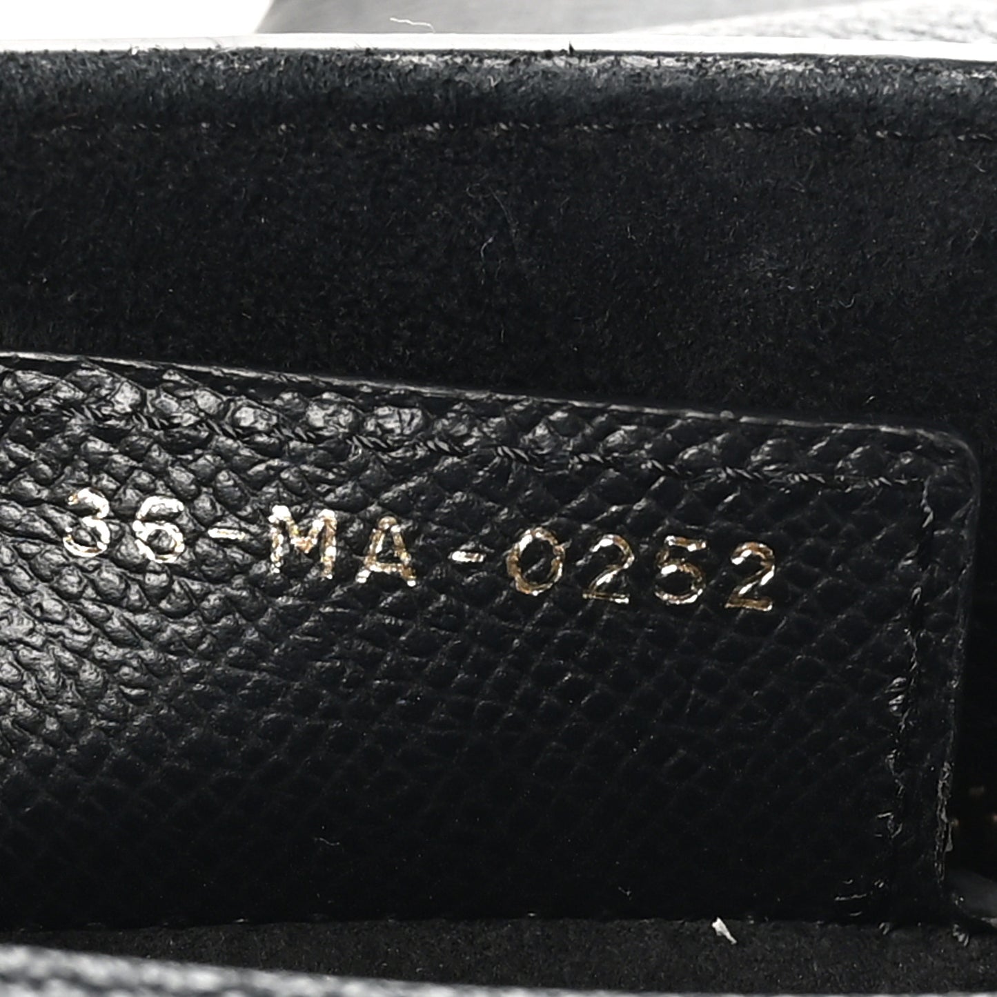Grained Calfskin Saddle Bag With Strap Black