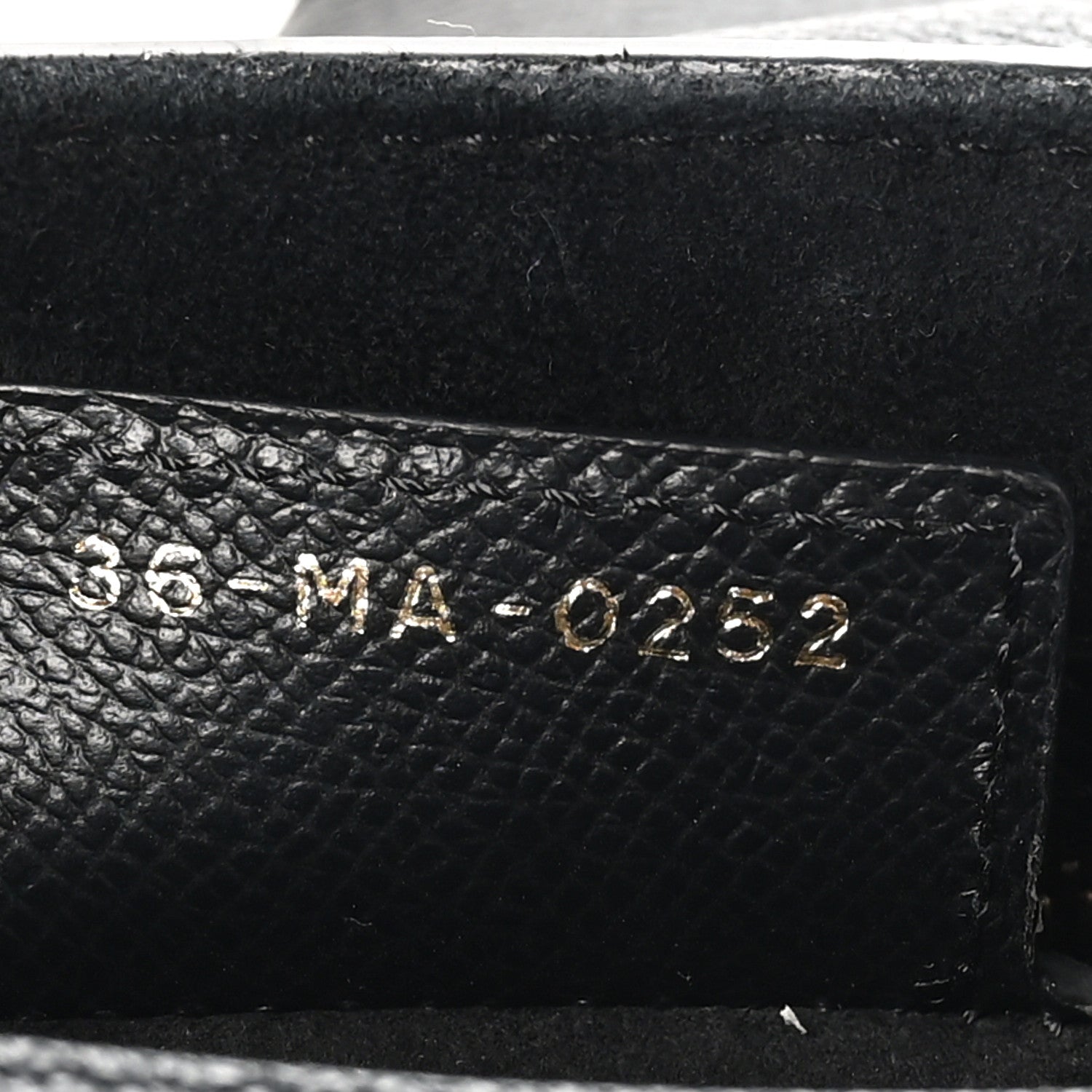 Christian Dior Grained Calfskin Saddle Bag With Strap Black 7 of 10