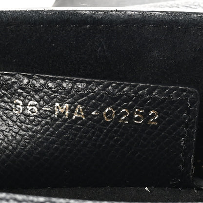 Christian Dior Grained Calfskin Saddle Bag With Strap Black 7 of 10