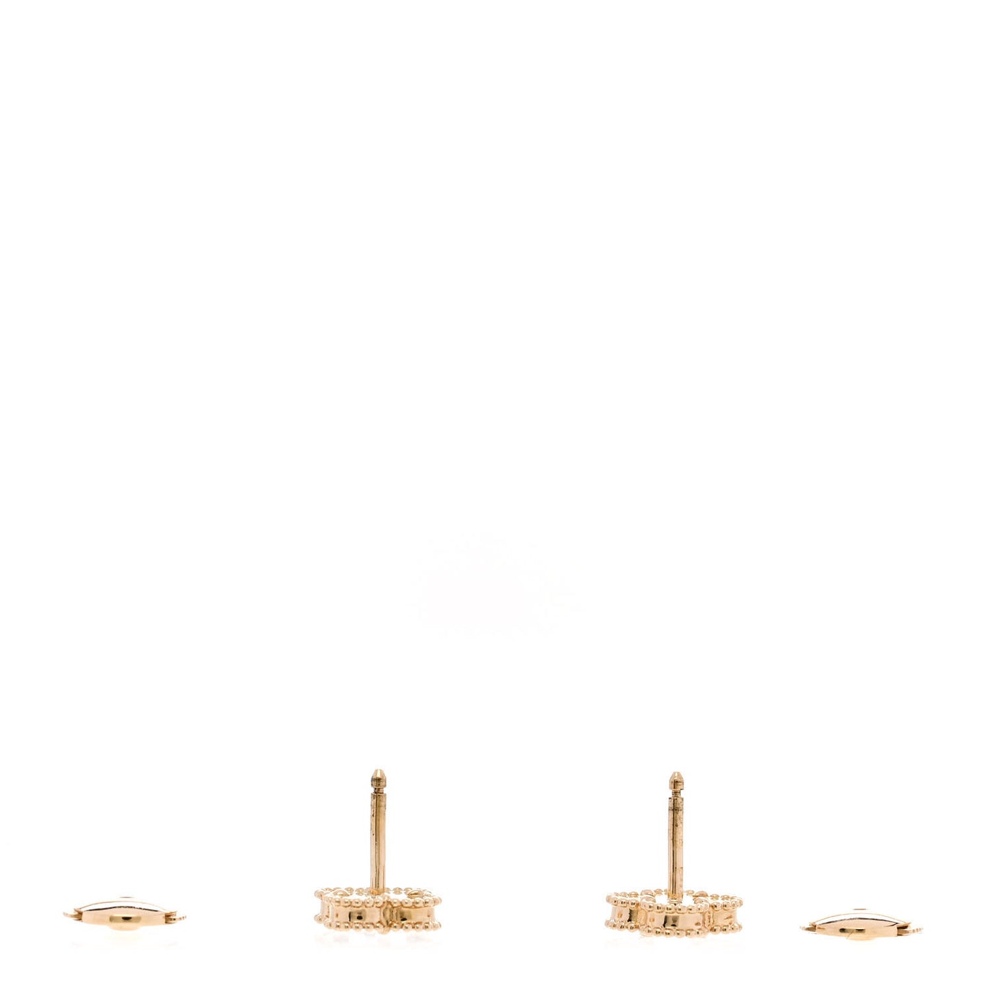 18K Yellow Gold Mother of Pearl Sweet Alhambra Earrings