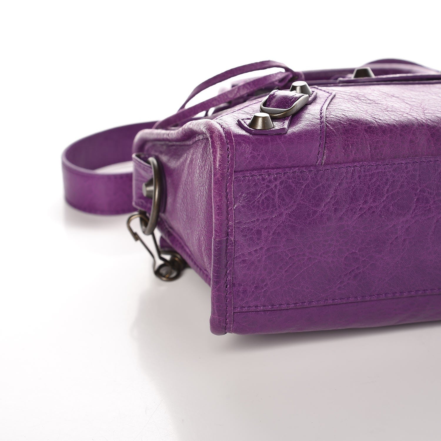 Balenciaga Agneau Giant 12 Silver Hardware Mini City Ultraviolet 9 of 10