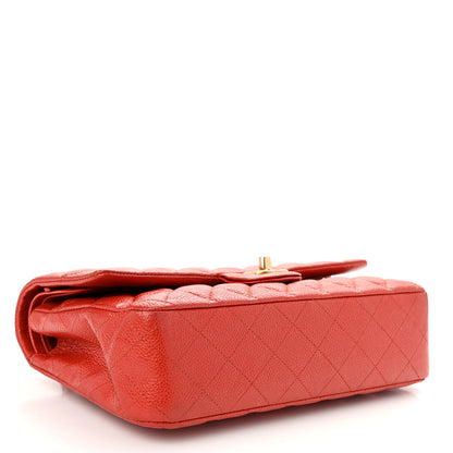 Chanel Caviar Quilted Medium Double Flap Red 4 of 11