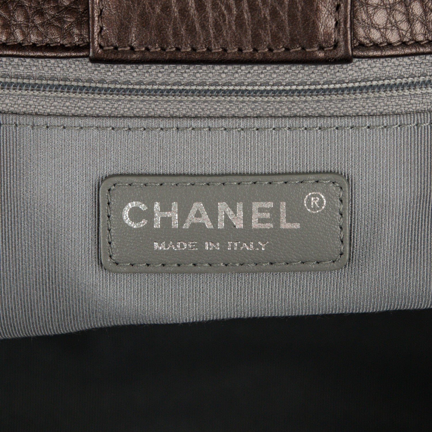 Chanel Metallic Deerskin Cerf Executive Shopper Tote Copper 7 of 8