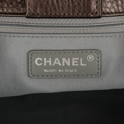 Chanel Metallic Deerskin Cerf Executive Shopper Tote Copper 7 of 8