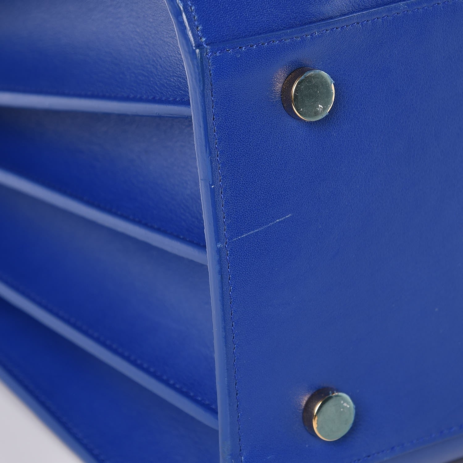 Saint Laurent Calfskin Small Sac De Jour Blue Majorelle 18 of 19