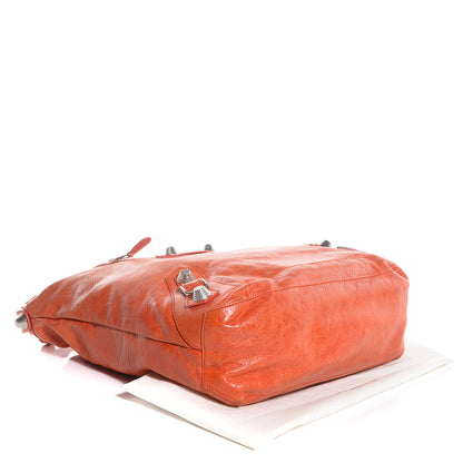 Balenciaga Agneau Giant 21 Silver Hardware Day Hobo Mandarine 6 of 12