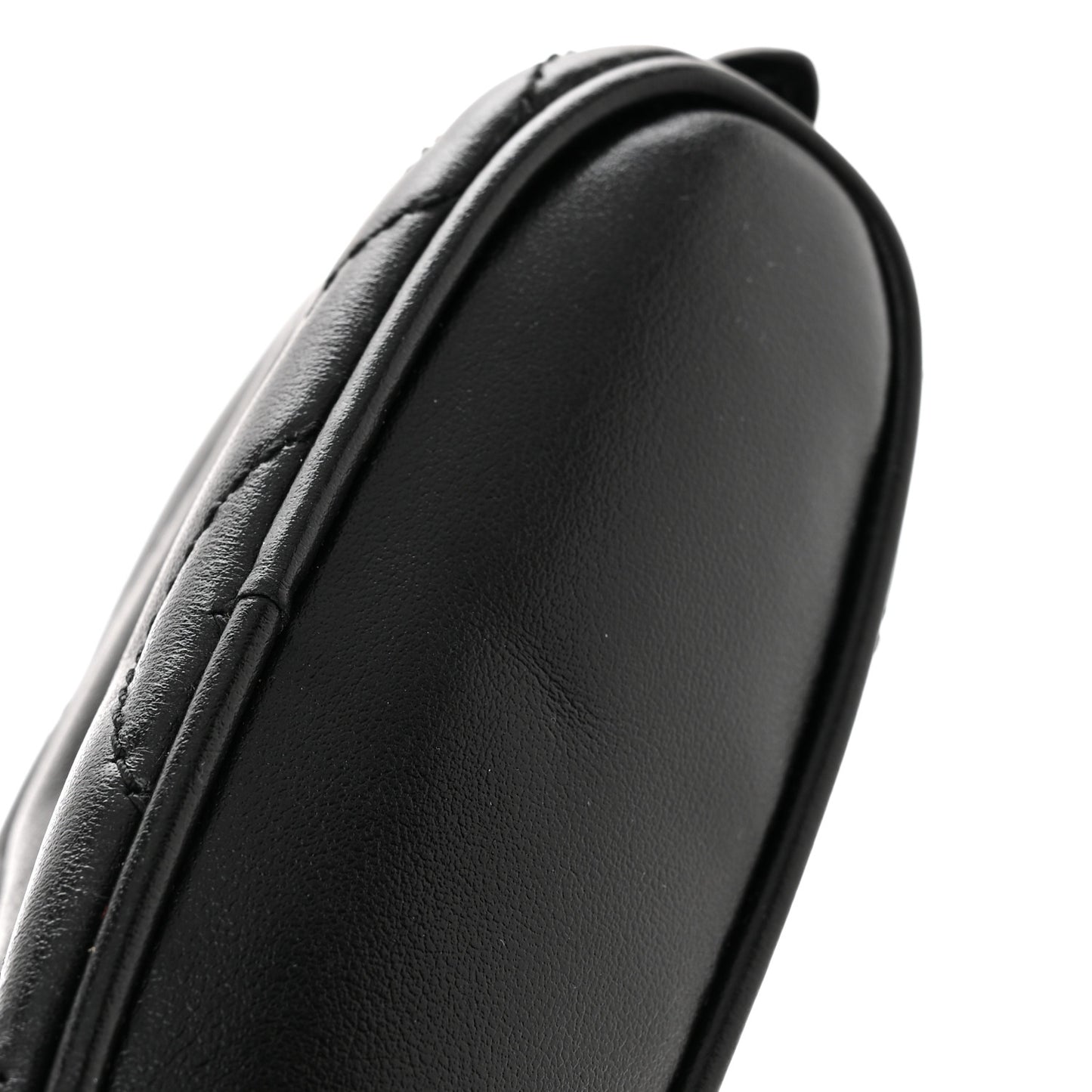 Calfskin Matelasse GG Marmont Key Pouch Black