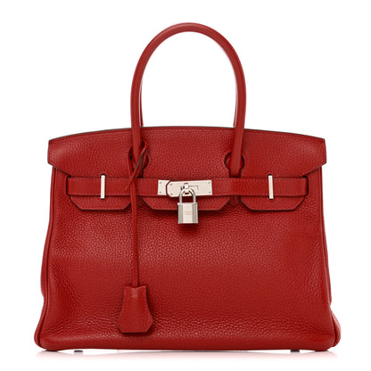 Hermes Togo Birkin 30 Rouge Vif 1 of 23